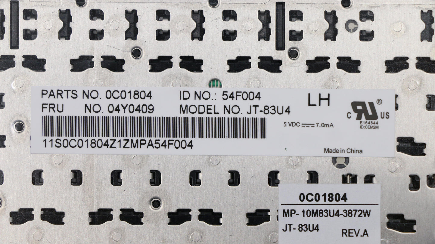 Lenovo Ki Keyboards Internal - 04Y0409