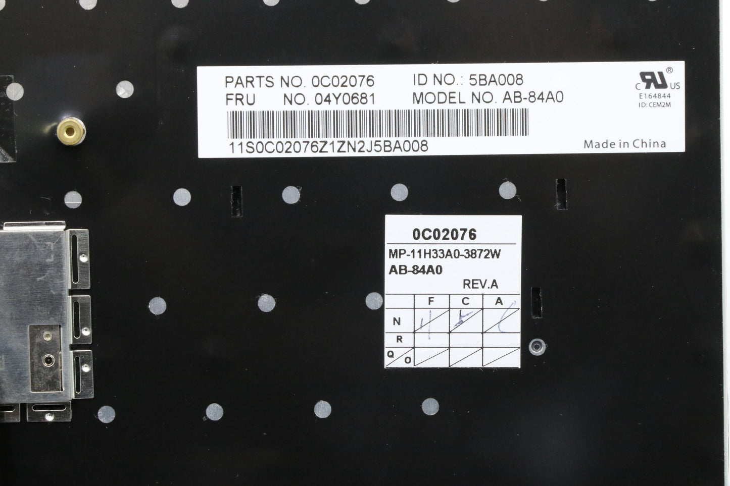 Lenovo Ki Keyboards Internal - 04Y0681