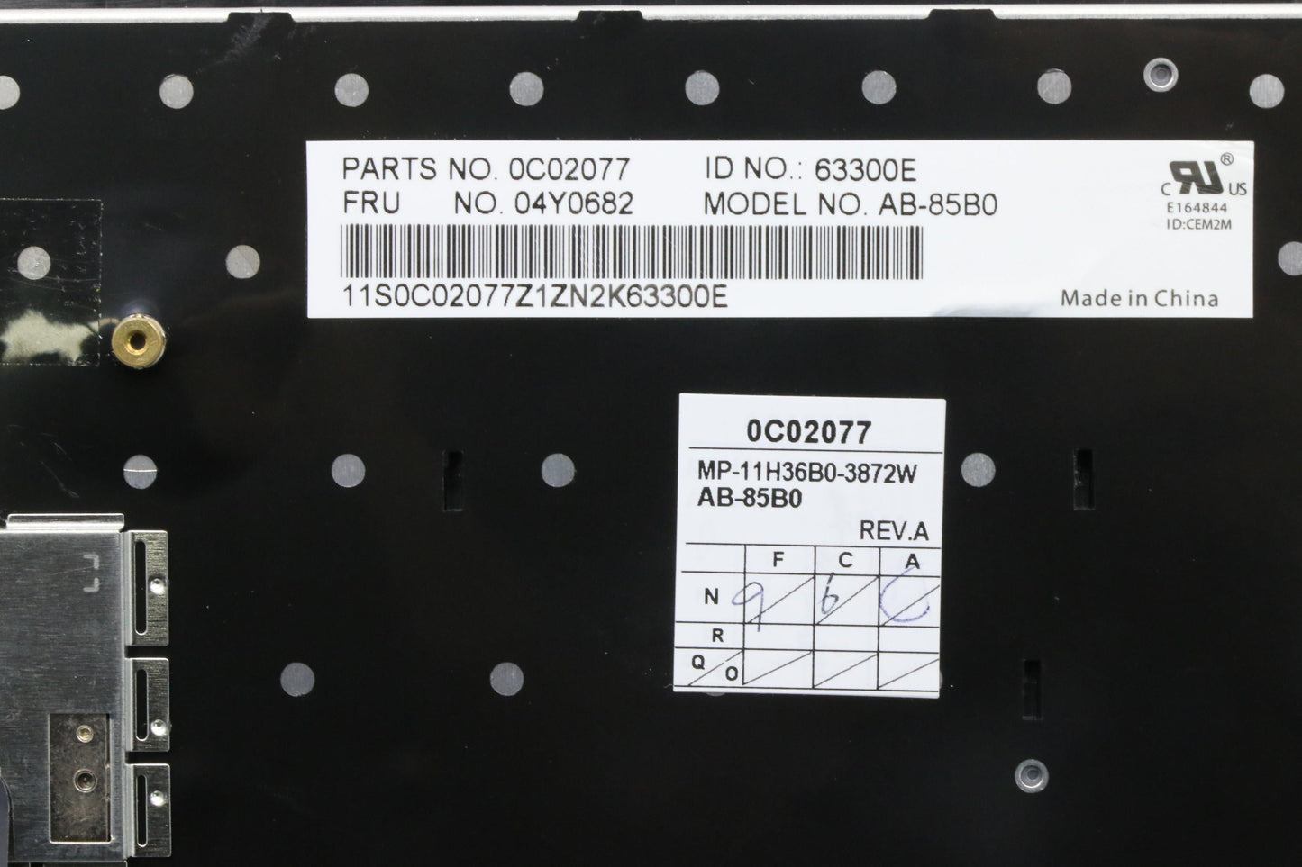 Lenovo Ki Keyboards Internal - 04Y0682
