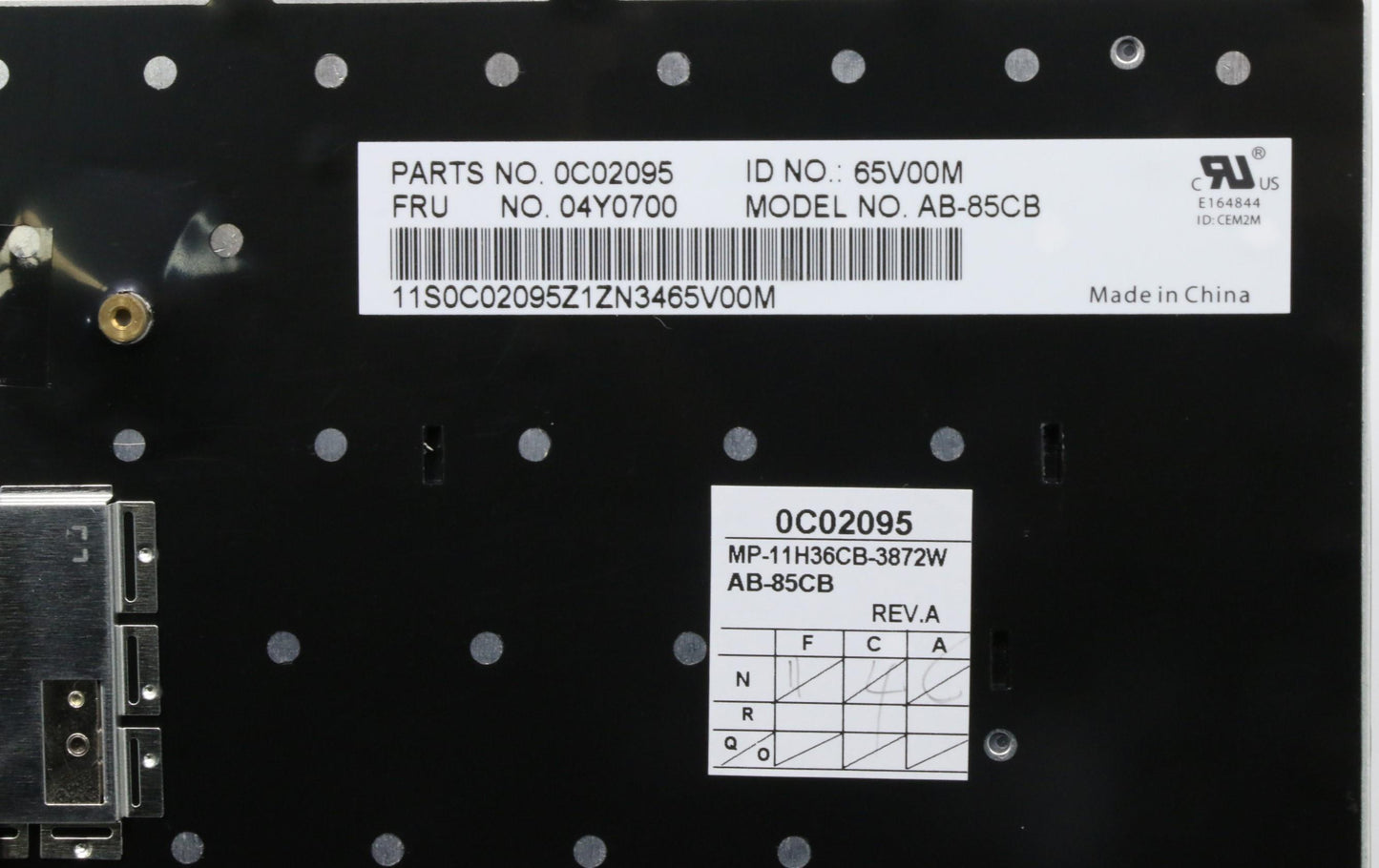 Lenovo Ki Keyboards Internal - 04Y0700