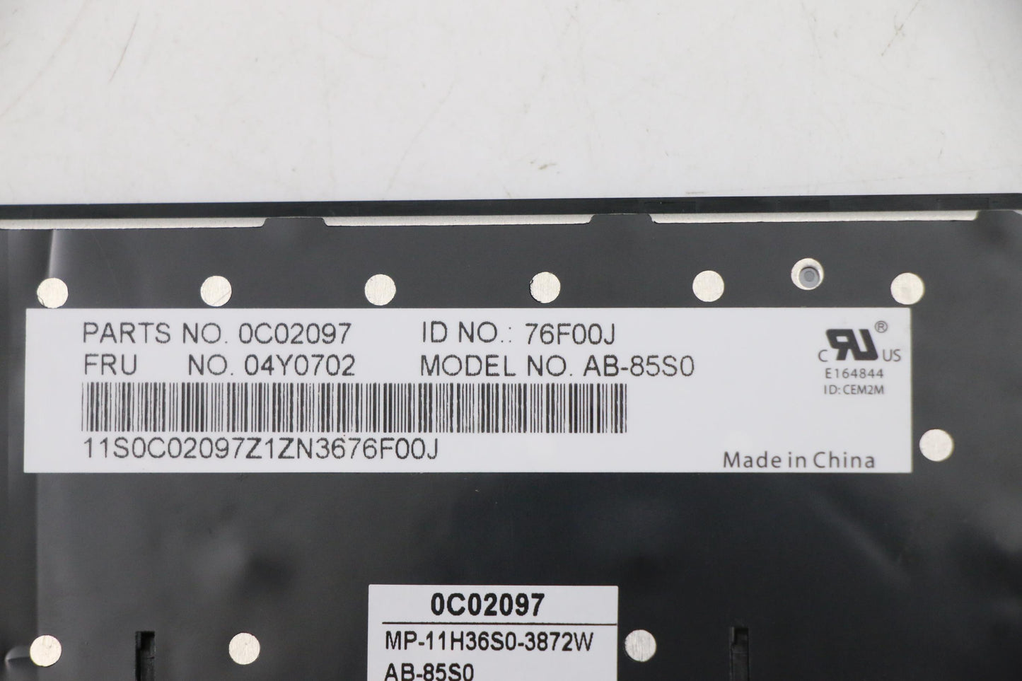 Lenovo Ki Keyboards Internal - 04Y0702