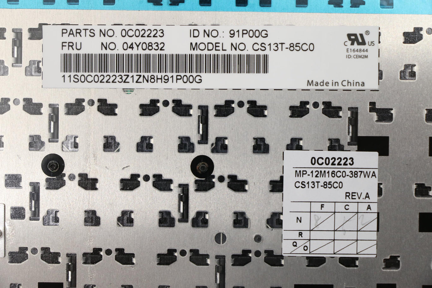 Lenovo Ki Keyboards Internal - 04Y0832