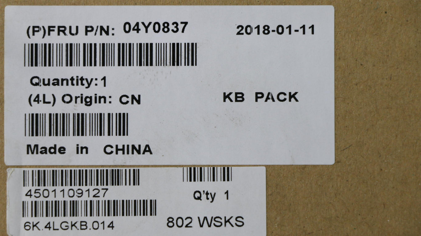 Lenovo Ki Keyboards Internal - 04Y0837