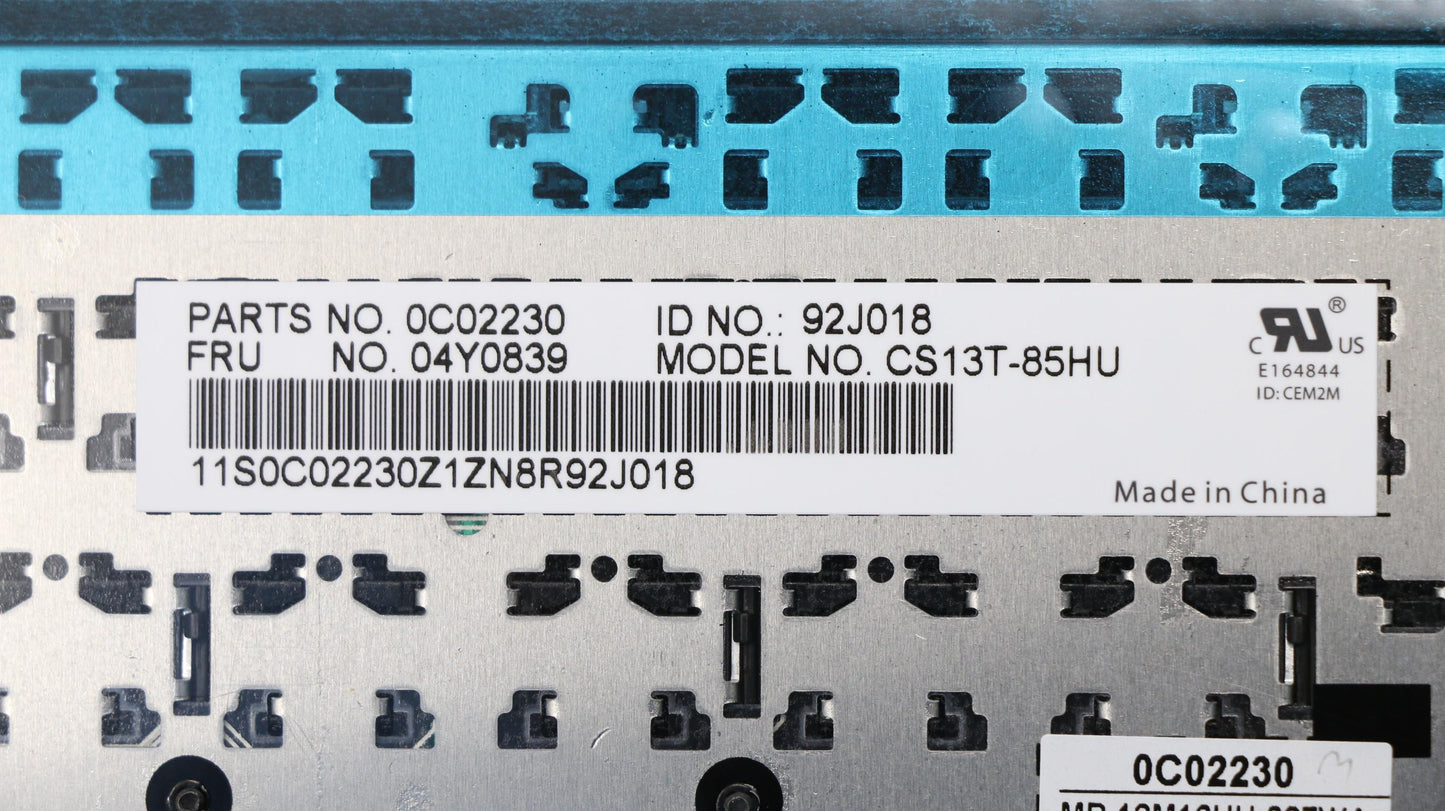 Lenovo Ki Keyboards Internal - 04Y0839