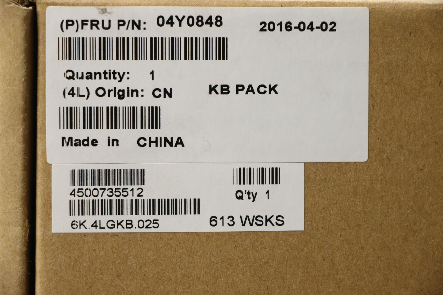 Lenovo Ki Keyboards Internal - 04Y0848