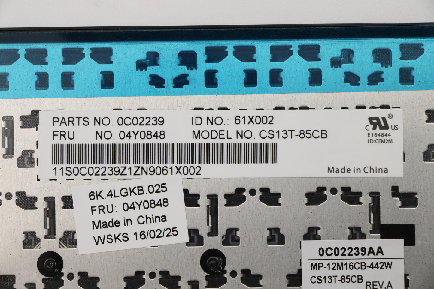 Lenovo Ki Keyboards Internal - 04Y0848