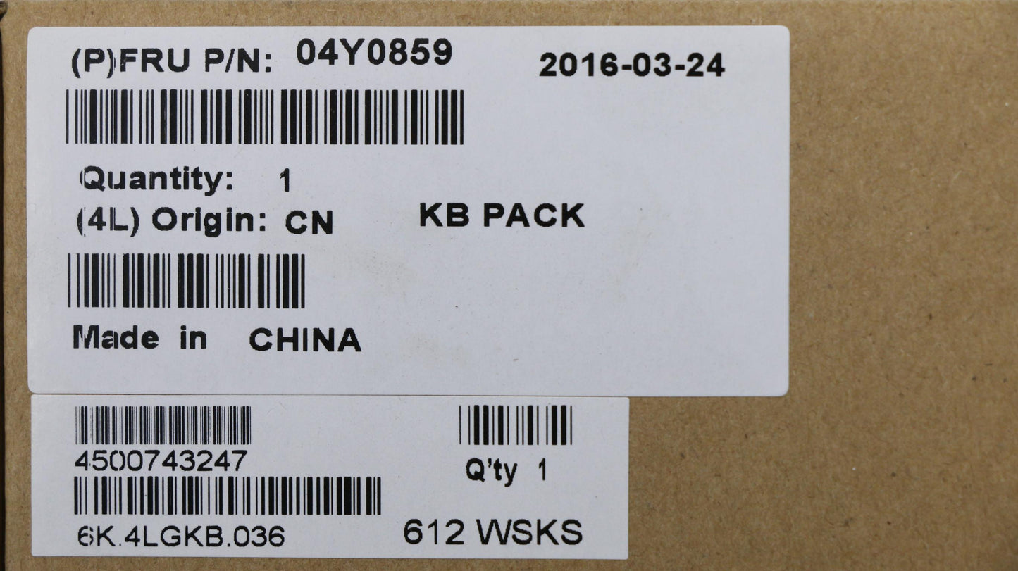 Lenovo Ki Keyboards Internal - 04Y0859