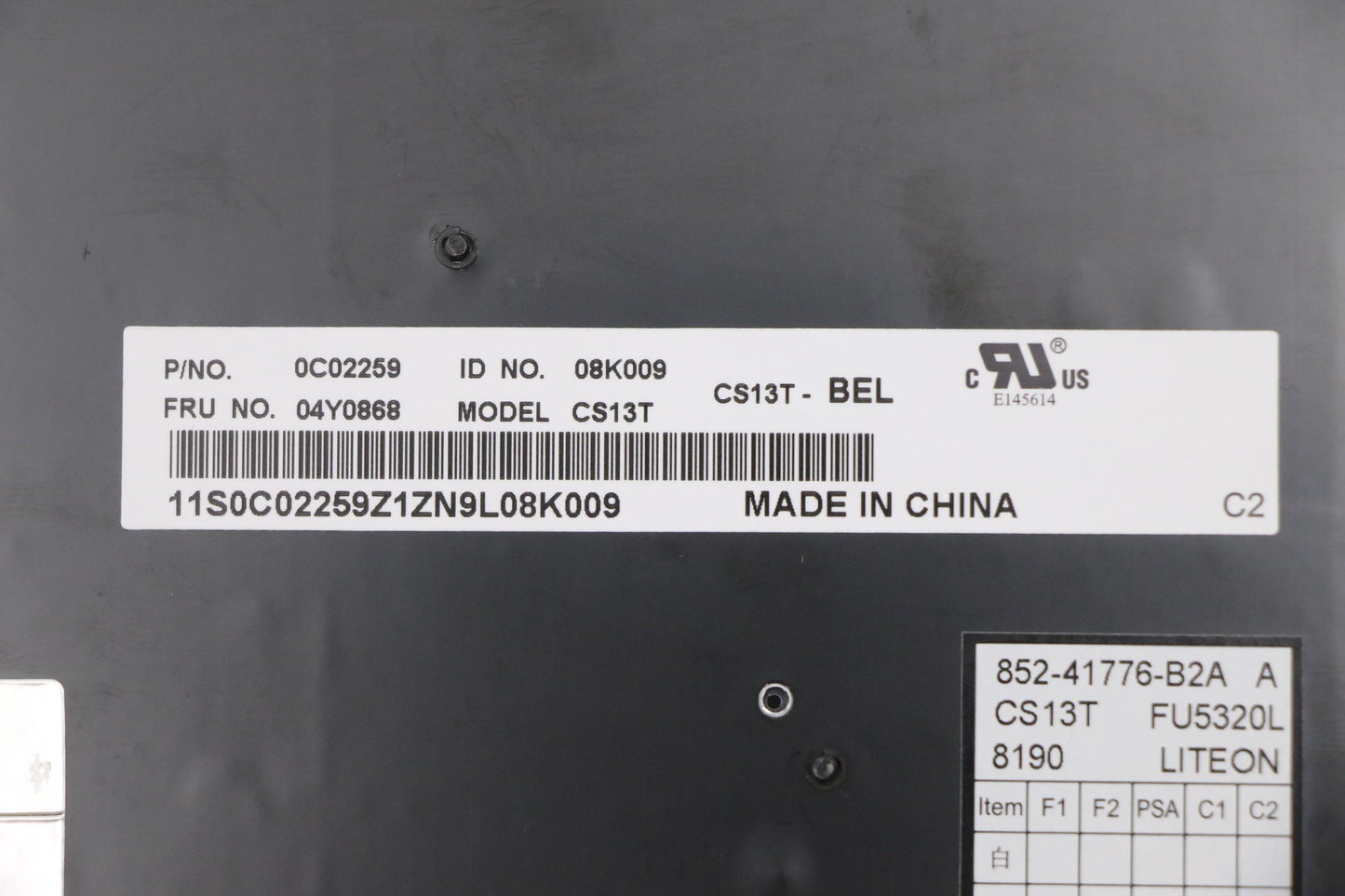 Lenovo Ki Keyboards Internal - 04Y0868