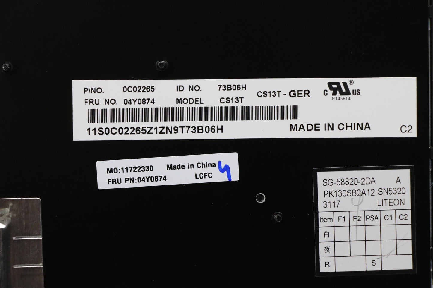 Lenovo Ki Keyboards Internal - 04Y0874