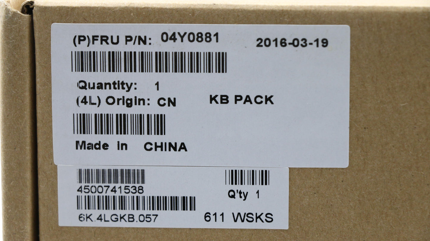 Lenovo Ki Keyboards Internal - 04Y0881