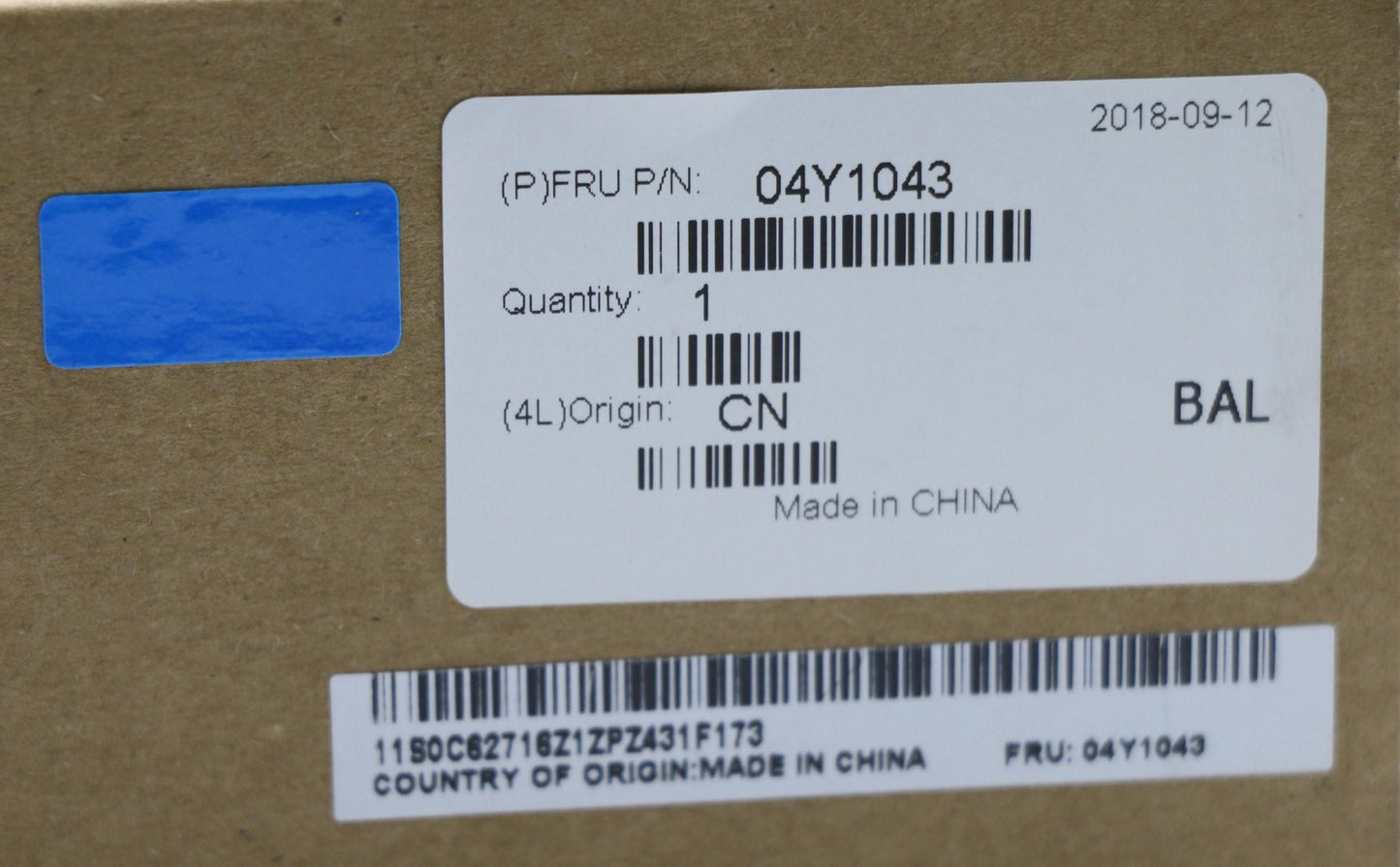 Lenovo Replacement Part - 04Y1043