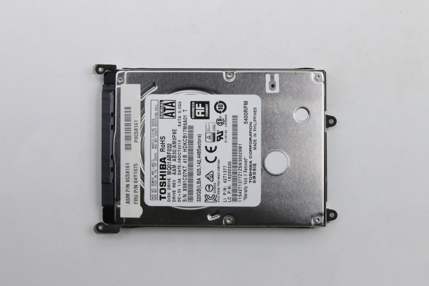 Lenovo Driveh Hdd 320G 5400Rpm Toshib - 04Y1075