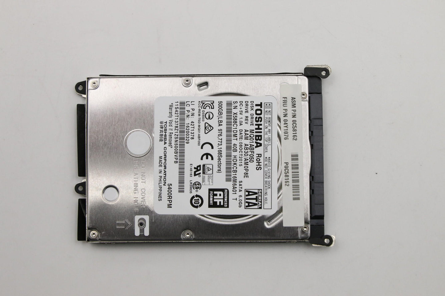 Lenovo Hd Hard Drives - 04Y1076