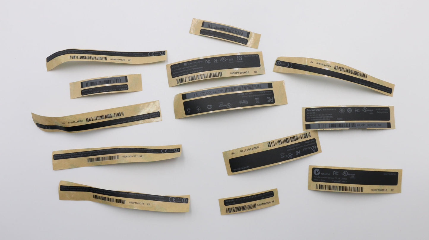 Lenovo Label Label Set - 04Y1461