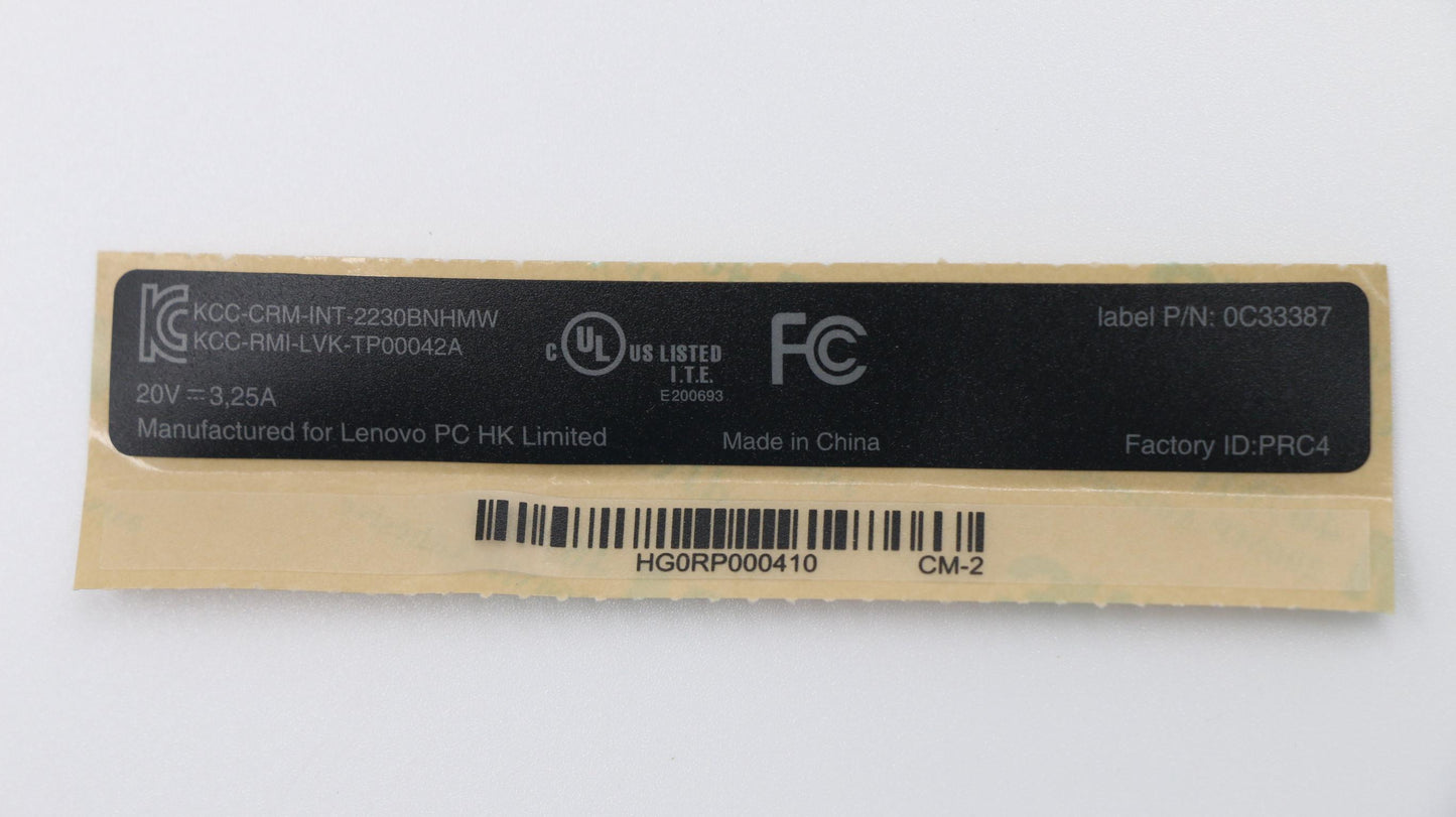 Lenovo Ks Kits Screws And Labels - 04Y1487