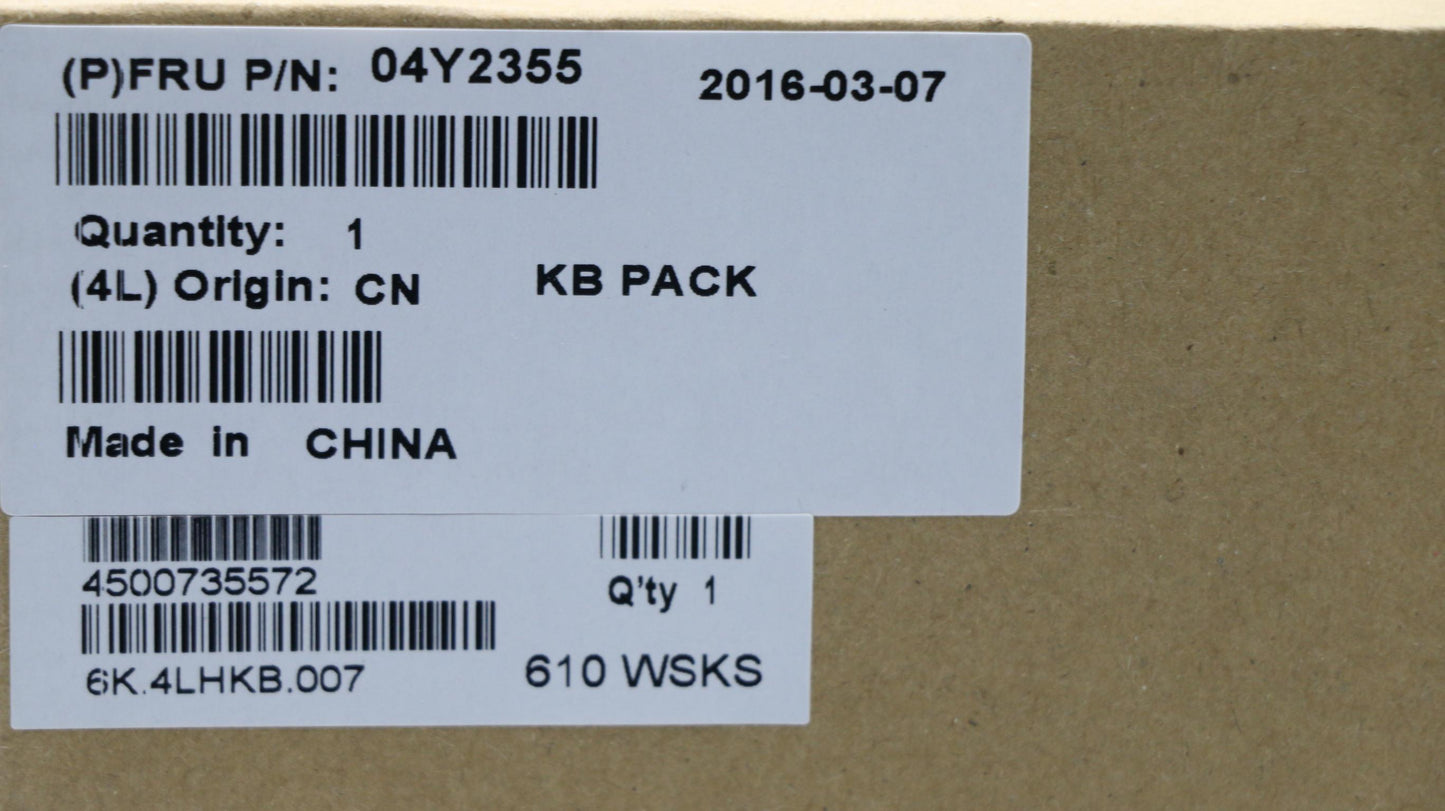 Lenovo Kb Keyboards External - 04Y2355