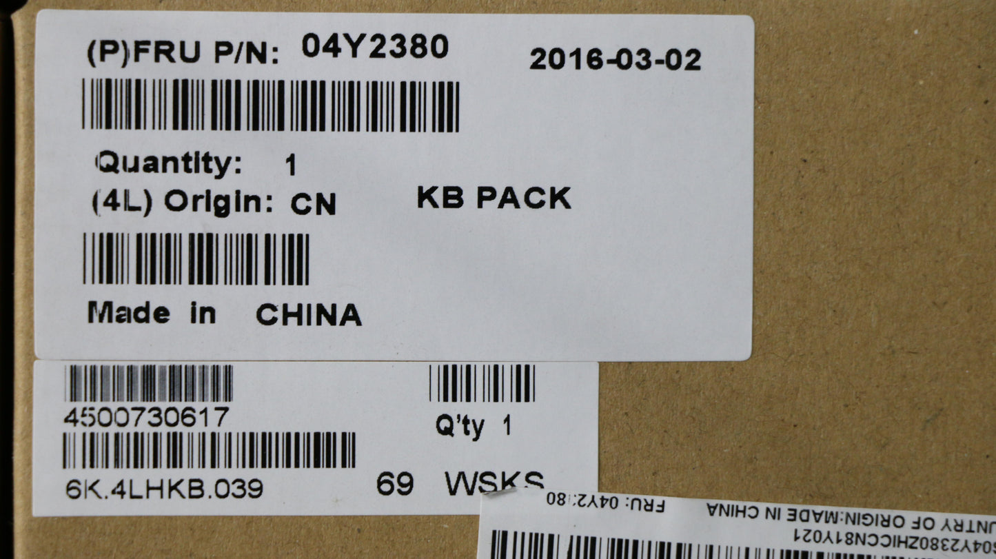 Lenovo Kb Keyboards External - 04Y2380