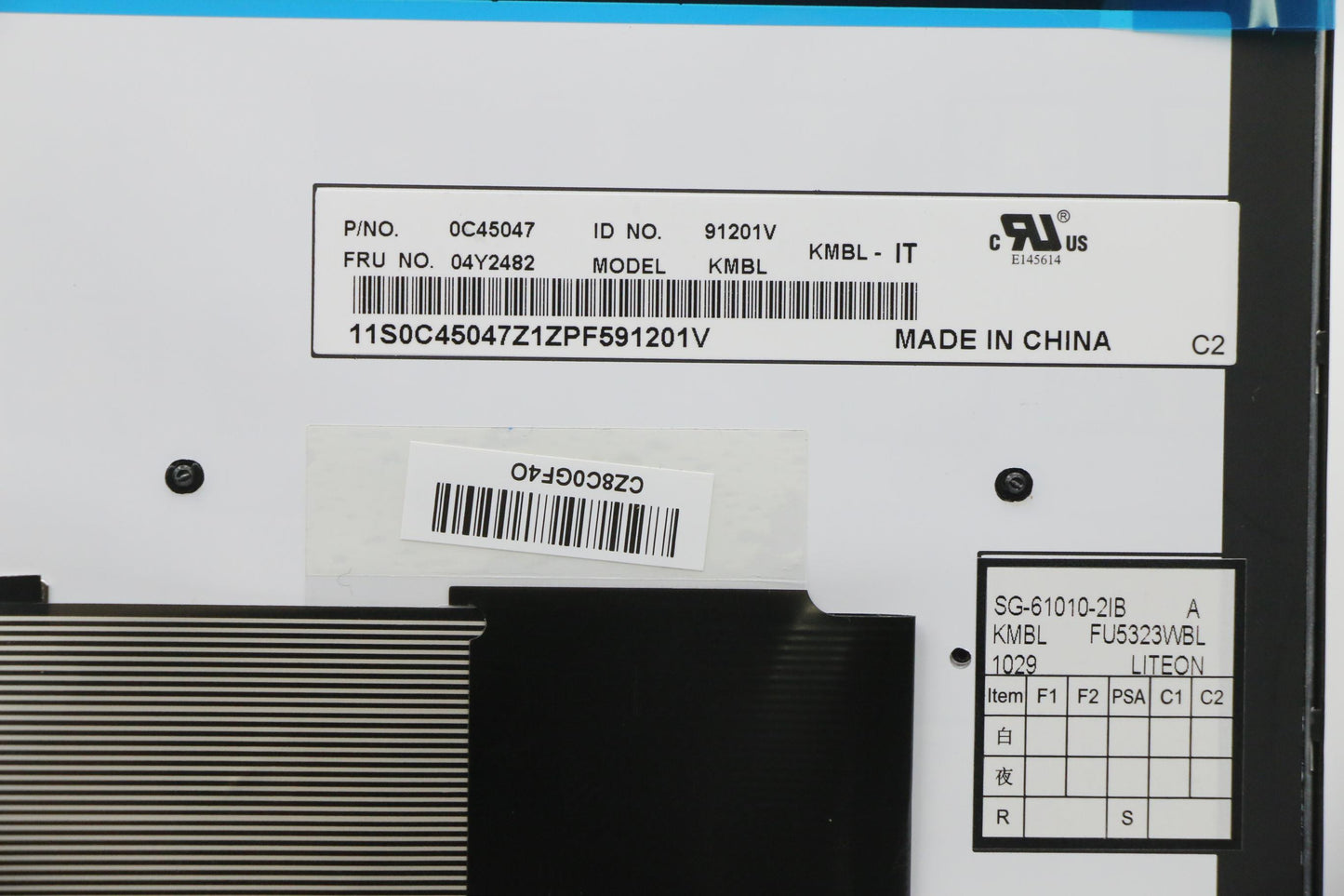 Lenovo Ki Keyboards Internal - 04Y2482