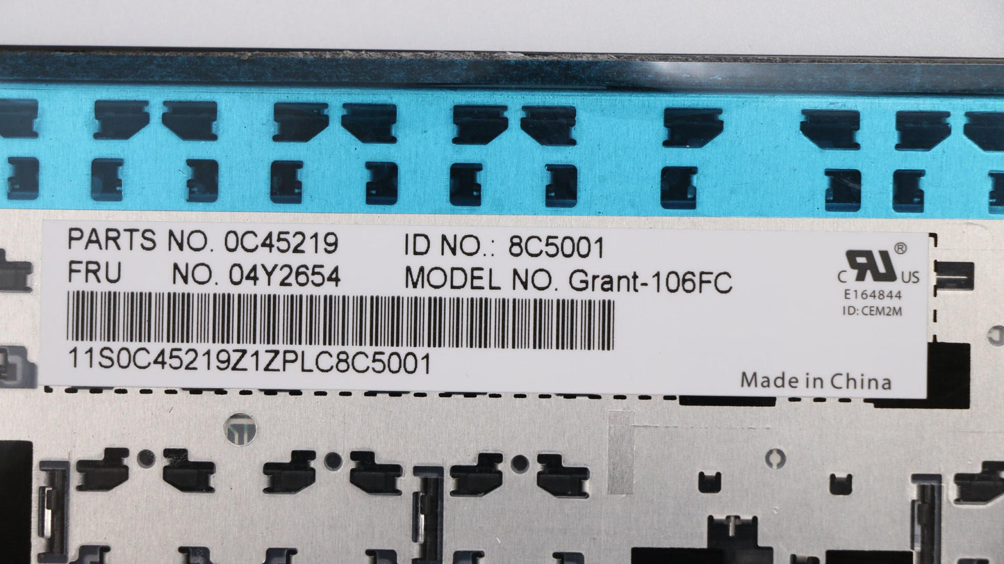 Lenovo Laptop Keyboard - 04Y2654