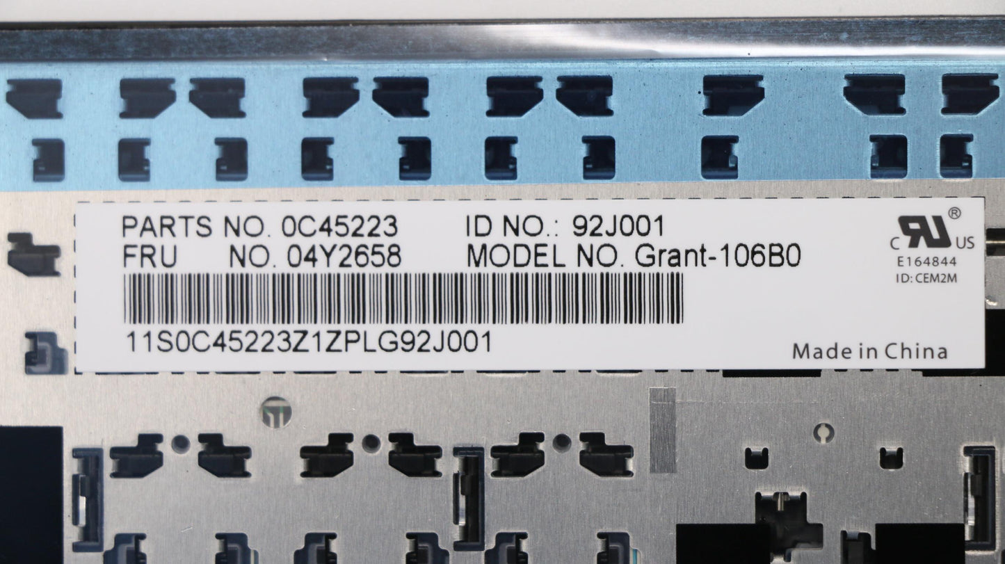 Lenovo Ki Keyboards Internal - 04Y2658