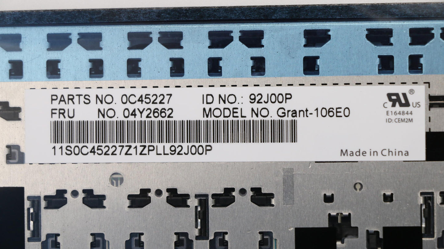 Lenovo Ki Keyboards Internal - 04Y2662