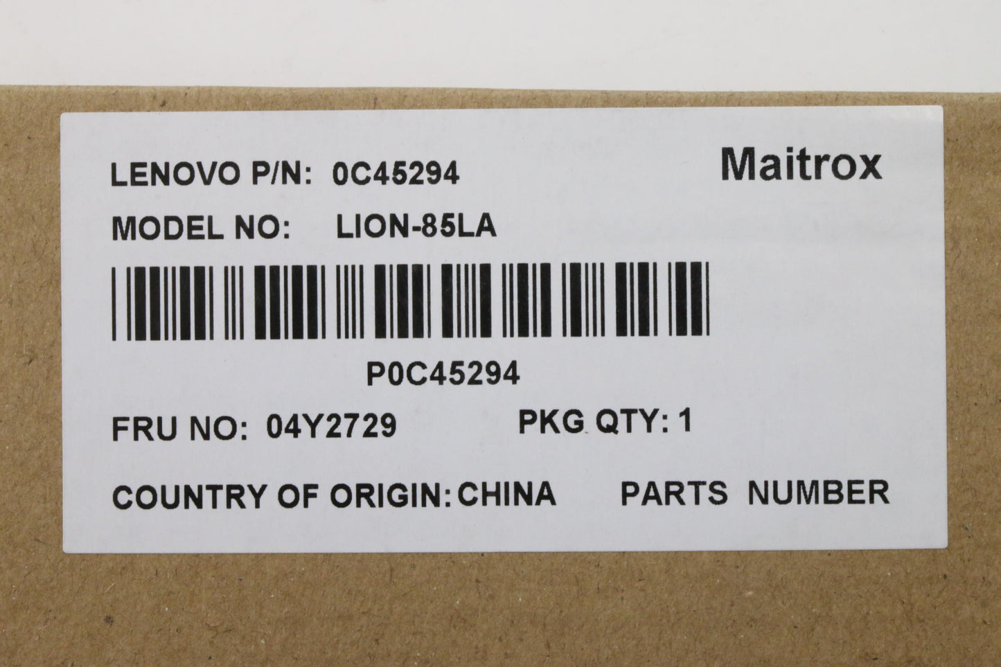Lenovo Ki Keyboards Internal - 04Y2729