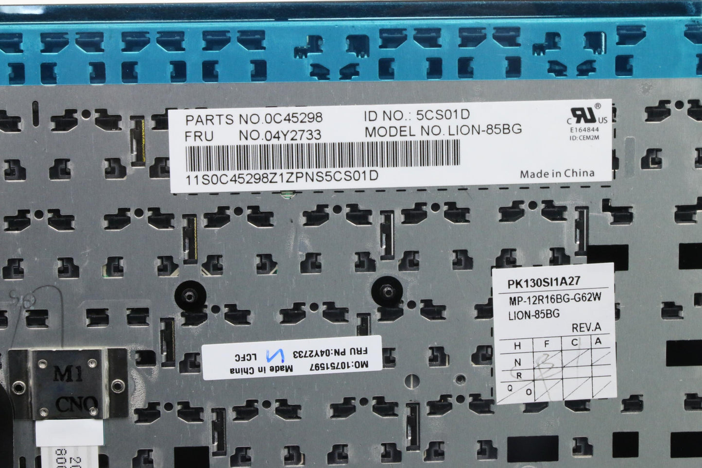 Lenovo Ki Keyboards Internal - 04Y2733