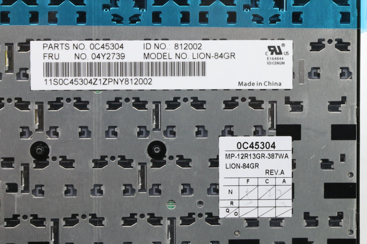 Lenovo Ki Keyboards Internal - 04Y2739