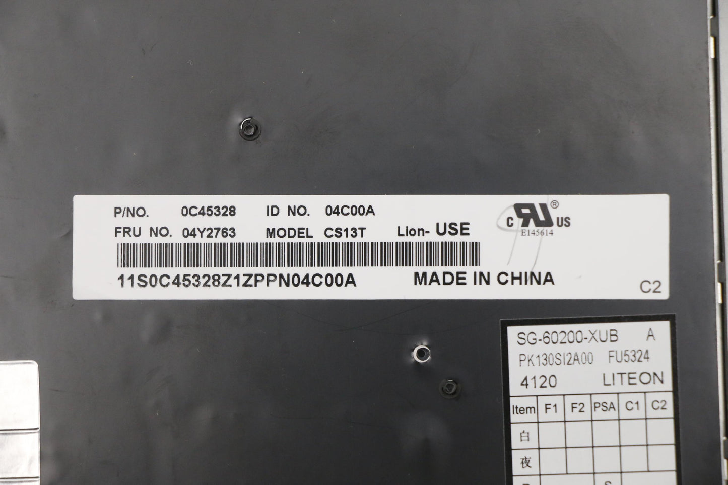 Lenovo Laptop Keyboard - 04Y2763