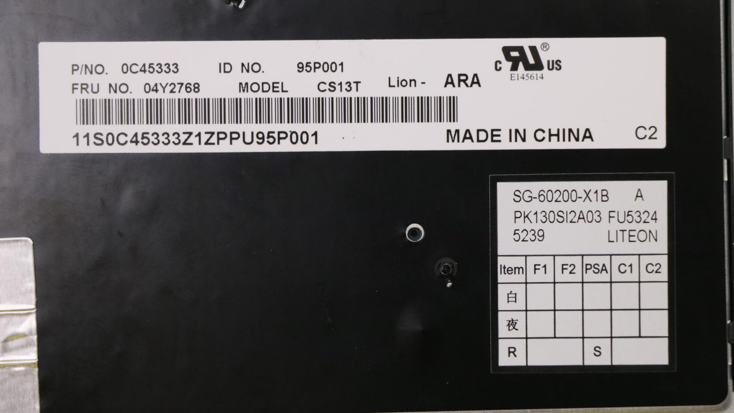 Lenovo Ki Keyboards Internal - 04Y2768