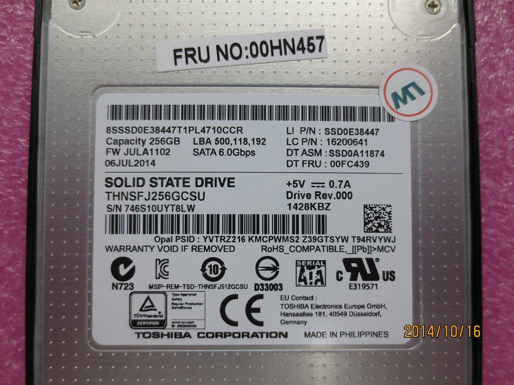 Lenovo Sd Solid State Drives - 00HN457