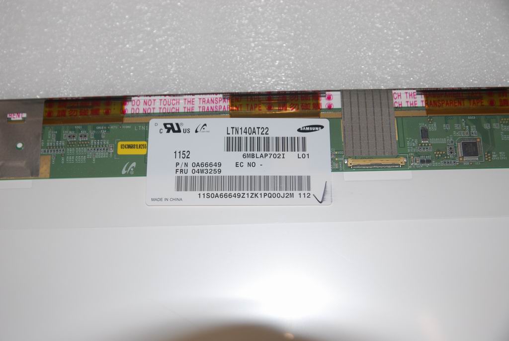 Lenovo 18200112 Lcd Sec Ltn140At23-L Hd G W Le