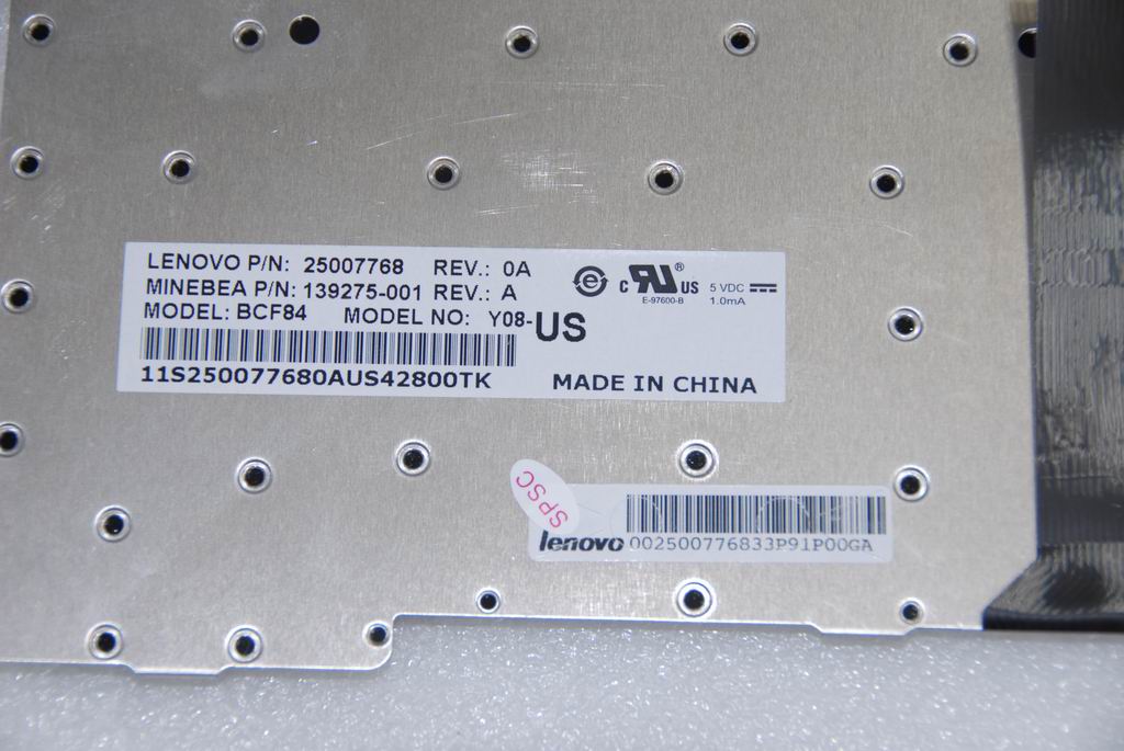 Lenovo 25007768 Kb Nmb Us 84Key A4S Org Kbd