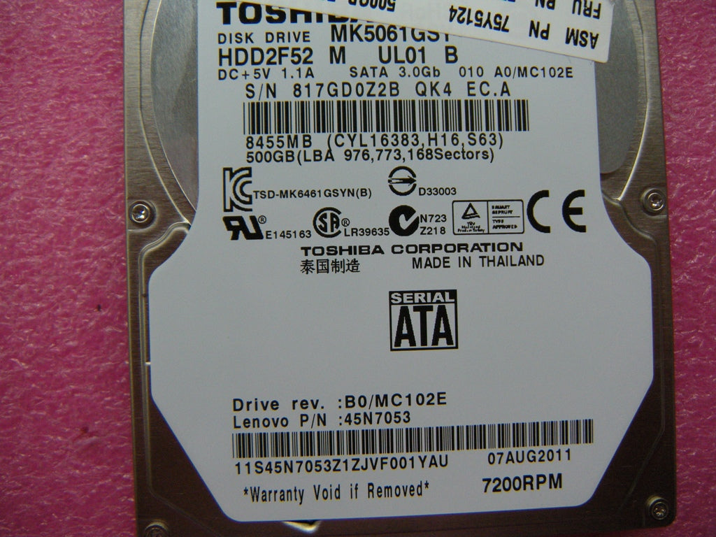 Lenovo 75Y5125 - Part
