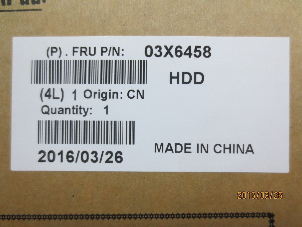 Lenovo Hard Drives - 03X6458