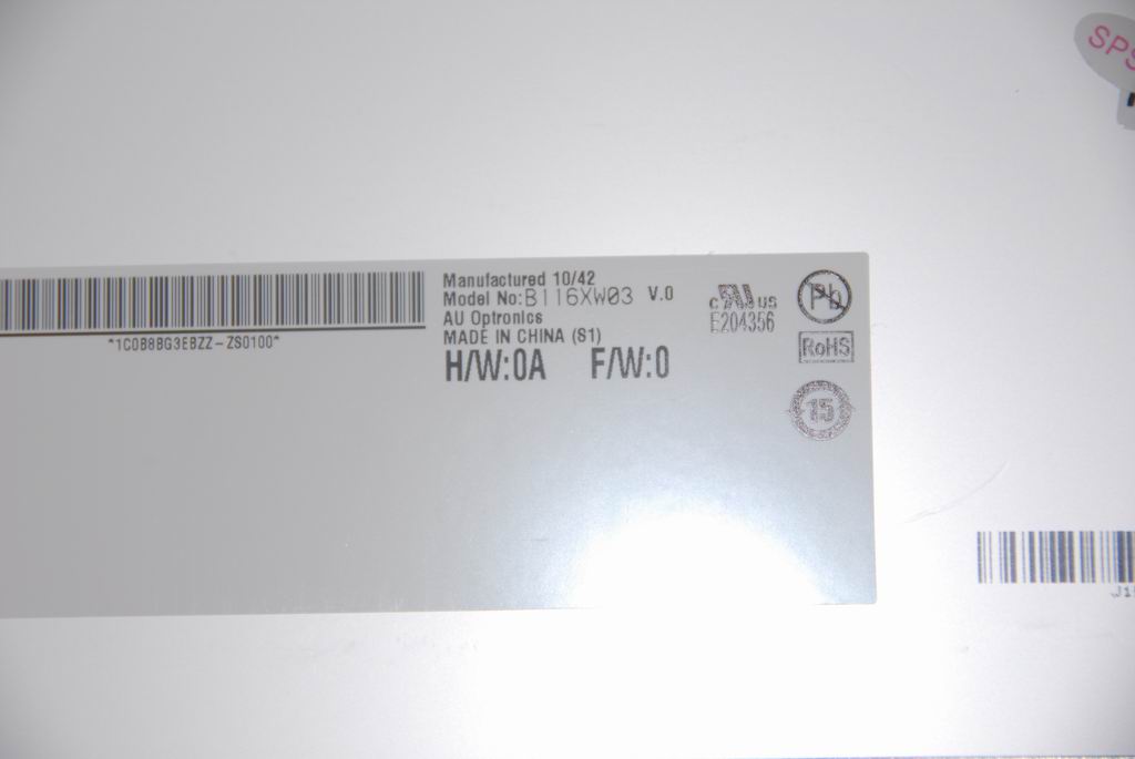 Lenovo 18004198 Lcd Auo B116Xw03 V0 Hd G F Led