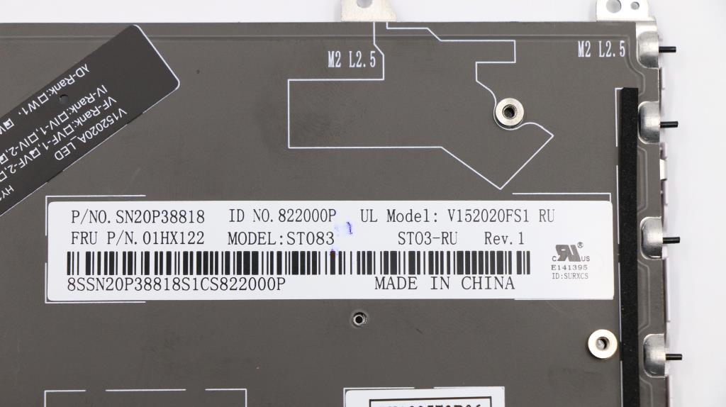 Lenovo 01HX122 Kb Sunrex Silver Rus