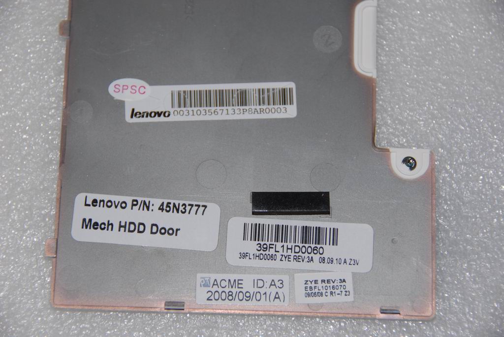 Lenovo 31035671 Hdd Door Fl1 Assembly P-Whi