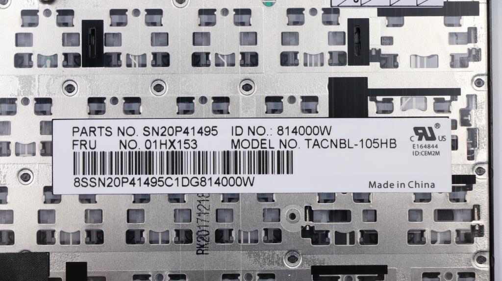 Lenovo Kb Lim16C93Hb4421 Il Lts2 Nbl - 01HX153