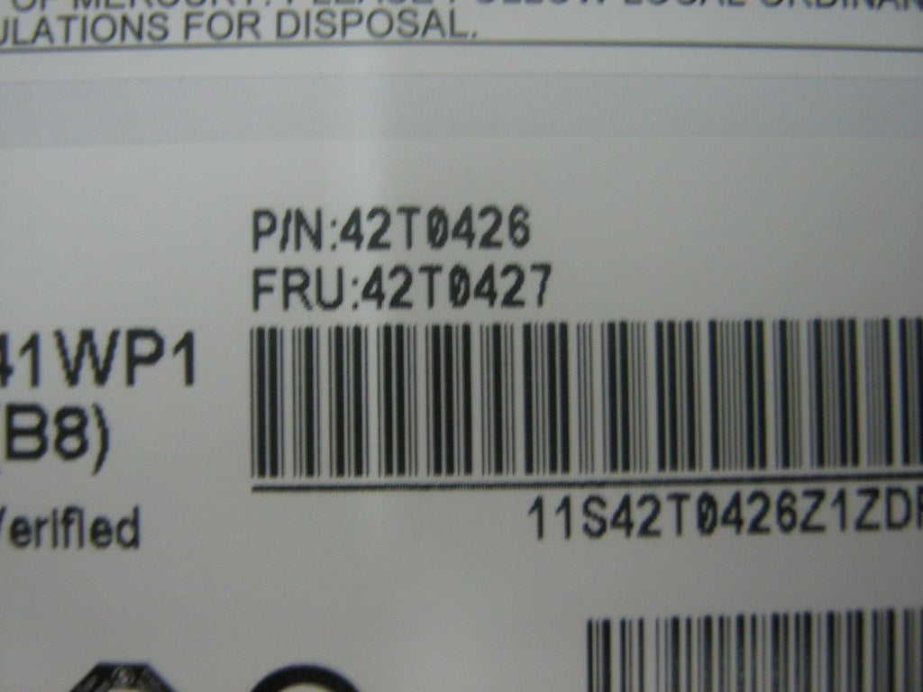 Lenovo 42T0427 - Part