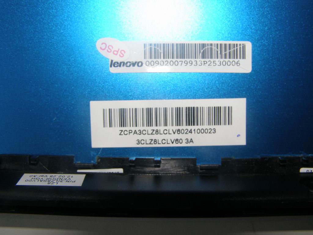 Lenovo Lcd Cover Lz8 Blue - 90200799