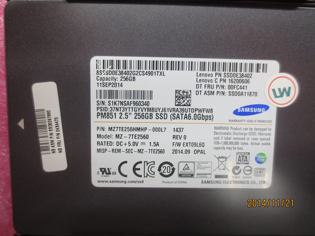 Lenovo 04X4470 Ssd_Asm256G,2.5-Inch ,7Mm,Sata