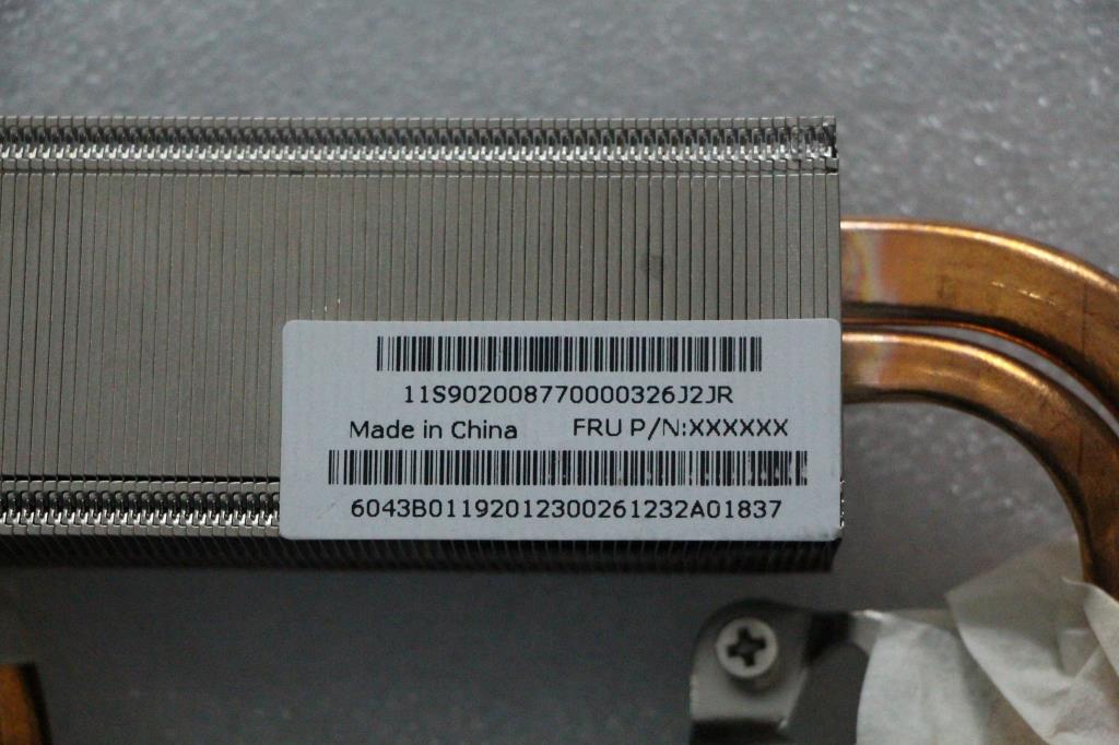 Lenovo 90200877 Heat Sink B540 Taisol Dis