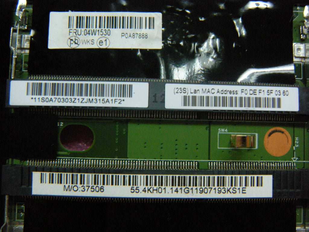 Lenovo Dasher-1 Fru Planar I7-2620M N - 04W1530