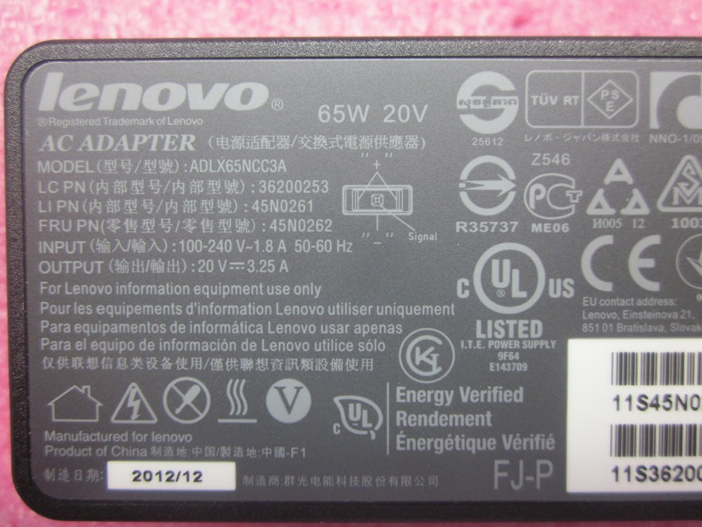 Lenovo 45N0262 Ad Ac Adapters