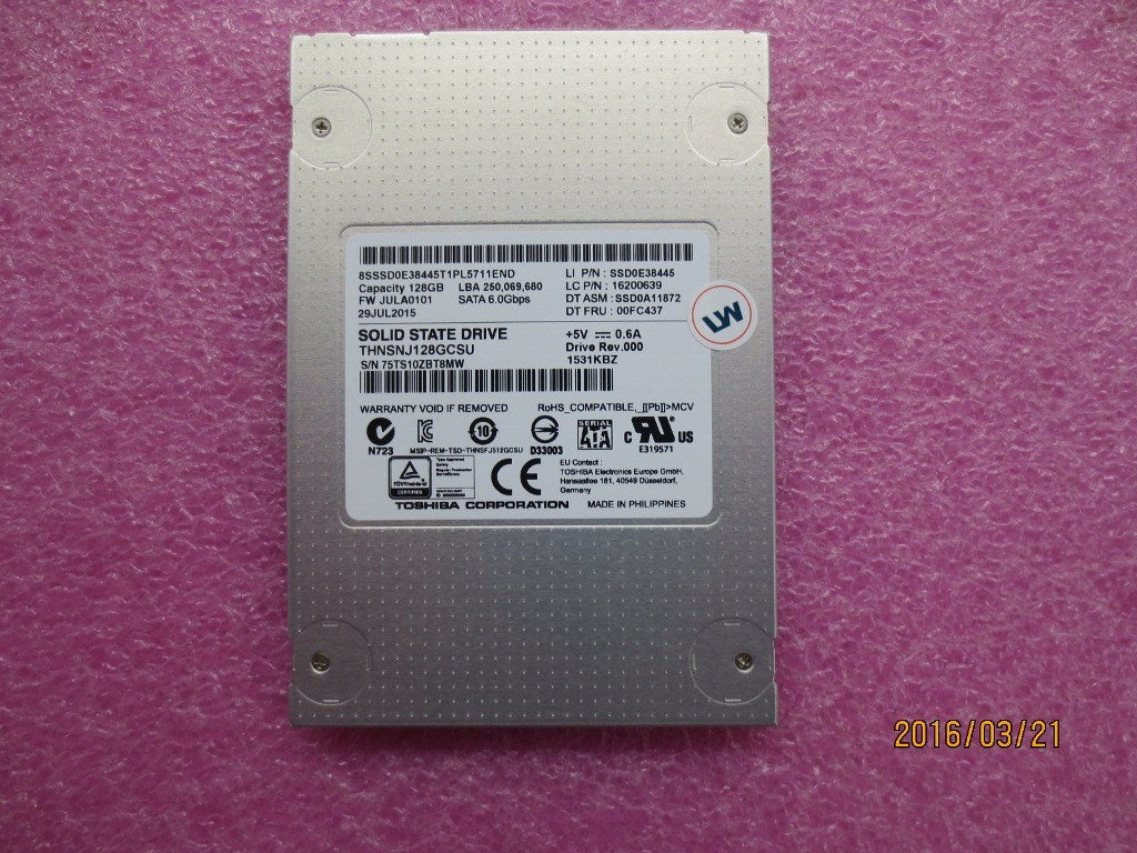 Lenovo 00FC437 Solid State Drives