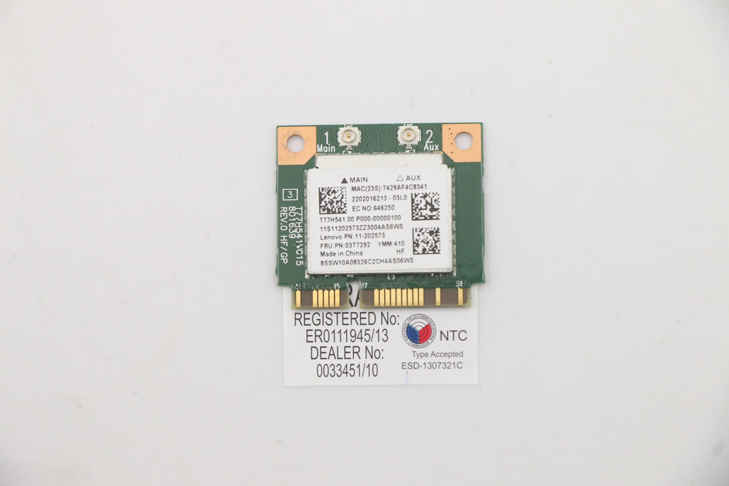 Lenovo 11202573 Cw Wireless Wan Adapters