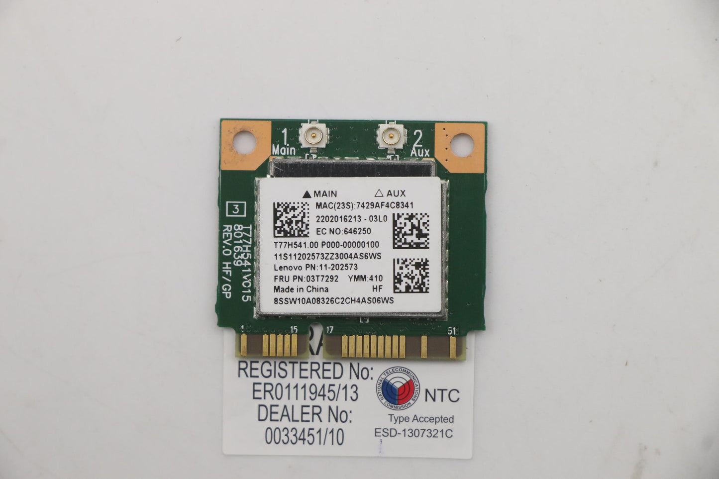 Lenovo 11202573 Cw Wireless Wan Adapters