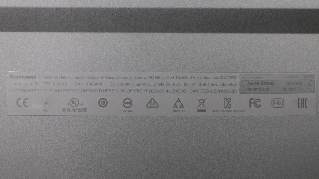 Lenovo Ki Keyboards Internal - 00JT759