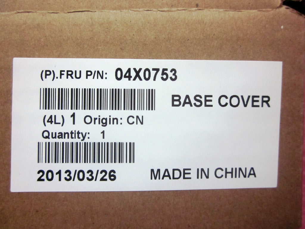 Lenovo 04X0753 Mech Asm Base Cover Asm Taiwan